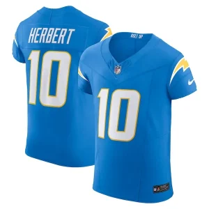 Justin Herbert Los Angeles Chargers Nike Vapor F.U.S.E. Elite Jersey - Powder Blue