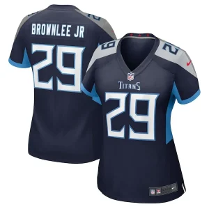 Jarvis Brownlee Jr. Tennessee Titans Nike Women's Game Jersey - Navy