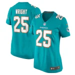 Jaylen Wright Miami Dolphins Nike Women's Game Jersey - Aqua