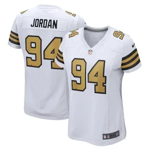 Cameron Jordan New Orleans Saints Nike Women's Alternate Game Jersey - White/Black