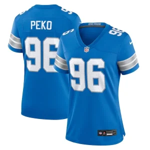 Kyle Peko Detroit Lions Nike Women's Game Jersey - Blue