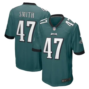 Brandon Smith Philadelphia Eagles Nike Game Jersey - Midnight Green