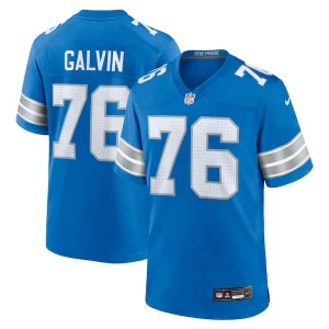 Connor Galvin Detroit Lions Nike Team Game Jersey - Blue