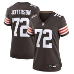 Quinton Jefferson Cleveland Browns Nike Women's Game Jersey - Brown