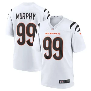 Myles Murphy Cincinnati Bengals Nike Team Game Jersey - White/Orange