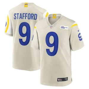 Matthew Stafford Los Angeles Rams Nike Player Game Jersey - Bone/White