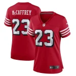 Christian McCaffrey San Francisco 49ers Nike Women's Player Jersey - Scarlet