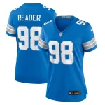 D.J. Reader Detroit Lions Nike Women's Team Game Jersey - Blue