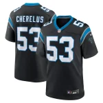 Claudin Cherelus Carolina Panthers Nike Team Game Jersey - Black