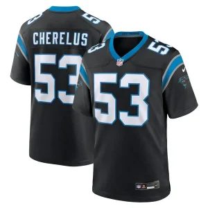 Claudin Cherelus Carolina Panthers Nike Team Game Jersey - Black
