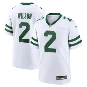 Zach Wilson New York Jets Nike Alternate Game Jersey - Spotlight White/Black/Green