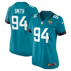 Maason Smith Jacksonville Jaguars Nike Women's Game Jersey - Teal