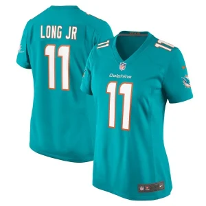 David Long Jr. Miami Dolphins Nike Women's Game Jersey - Aqua
