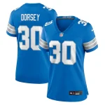 Khalil Dorsey Detroit Lions Nike Women's Team Game Jersey - Blue
