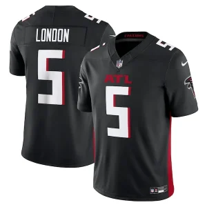 Drake London Atlanta Falcons Nike Vapor F.U.S.E. Limited Jersey - Black/Red