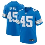 Isaac Ukwu Detroit Lions Nike Game Jersey - Blue