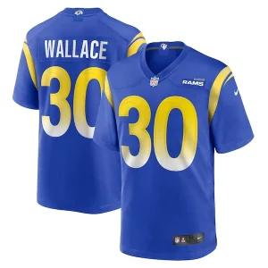 Josh Wallace Los Angeles Rams Nike Game Jersey - Royal