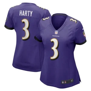 Deonte Harty Baltimore Ravens Nike Women's Game Jersey - Purple