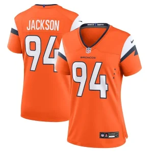 Jordan Jackson Denver Broncos Nike Women's Team Game Jersey - Orange