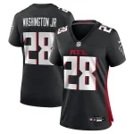 Carlos Washington Jr. Atlanta Falcons Nike Women's Team Game Jersey - Black