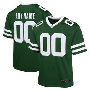 New York Jets Nike Youth Custom Game Jersey - Legacy Green