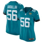 Yasir Abdullah Jacksonville Jaguars Nike Women's Team Game Jersey - Teal