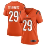 Cam Taylor-Britt Cincinnati Bengals Nike Women's Alternate Game Jersey - Orange/Black
