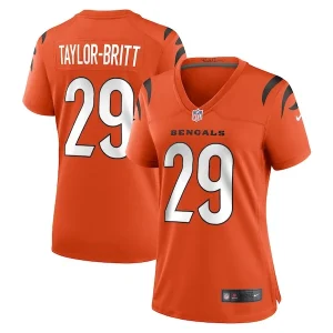 Cam Taylor-Britt Cincinnati Bengals Nike Women's Alternate Game Jersey - Orange/Black