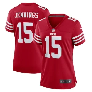 Jauan Jennings San Francisco 49ers Nike Women's Game Jersey - Scarlet