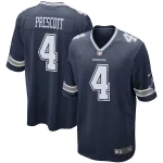 Dak Prescott Dallas Cowboys Nike Game Team Jersey - Navy/White