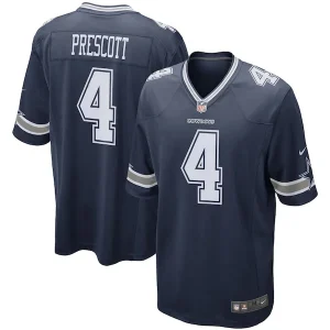 Dak Prescott Dallas Cowboys Nike Game Team Jersey - Navy/White