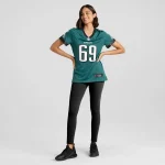 Landon Dickerson Philadelphia Eagles Nike Women's Team Game Jersey - Midnight Green