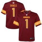 Jayden Daniels Washington Commanders Nike Youth 2024 NFL Draft First Round Pick Player Game Jersey - Burgundy