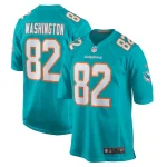 Tahj Washington Miami Dolphins Nike Game Jersey - Aqua