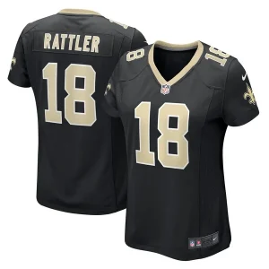 Spencer Rattler New Orleans Saints Nike Women's Game Jersey - Black