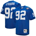 Michael Strahan New York Giants 1994 Authentic Throwback Retired Player Jersey - Royal