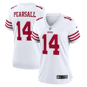 Ricky Pearsall San Francisco 49ers Nike Women's White Game Jersey - White