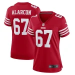 Isaac Alarcon San Francisco 49ers Nike Women's Team Game Jersey - Scarlet