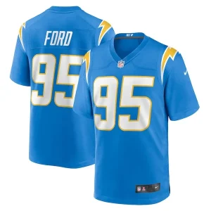Poona Ford Los Angeles Chargers Nike Game Jersey - Powder Blue