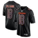 Caleb Williams Chicago Bears Nike Fashion Jersey - Carbon Black/White