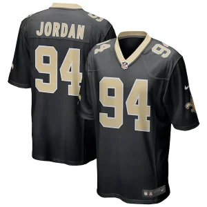 Cameron Jordan New Orleans Saints Nike Game Jersey - Black/White