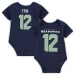 Seattle Seahawks Newborn & Infant Team Player Bodysuit - College Navy