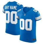 Detroit Lions Nike Team Vapor F.U.S.E. Elite Custom Jersey - Blue/Black