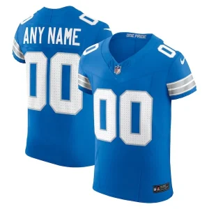 Detroit Lions Nike Team Vapor F.U.S.E. Elite Custom Jersey - Blue/Black