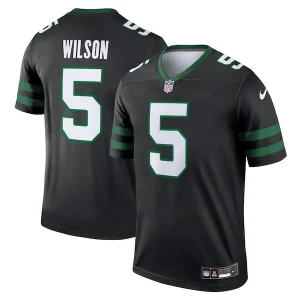 Garrett Wilson New York Jets Nike Alternate Legend Jersey - Legacy Black