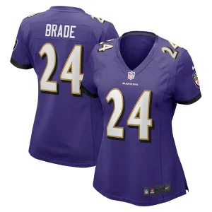 Beau Brade Baltimore Ravens Nike Women's Game Jersey - Purple