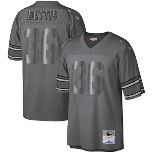 Jerome Bettis Pittsburgh Steelers 1996 Retired Player Metal Legacy Jersey - Charcoal