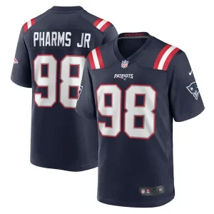 Jeremiah Pharms Jr. New England Patriots Nike Game Jersey - Navy