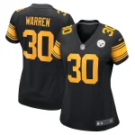 Jaylen Warren Pittsburgh Steelers Nike Women's Alternate Game Jersey - Black
