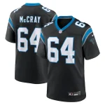 Justin McCray Carolina Panthers Nike Team Game Jersey - Black/Blue